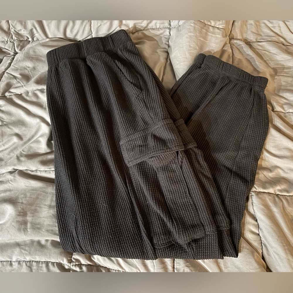 Aerie Traveler Waffle Cargo Jogger Sweatpants